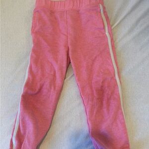 GAP Pink Kids Sweatpants with White Stripe